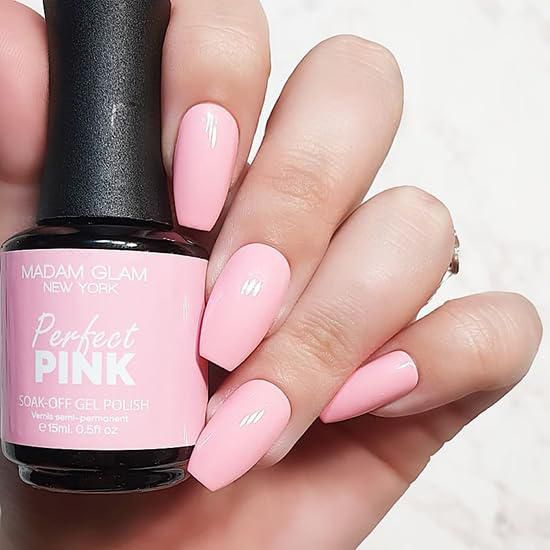 Esmalte de Gel Madam Glam Perfect Pink 15 ml
