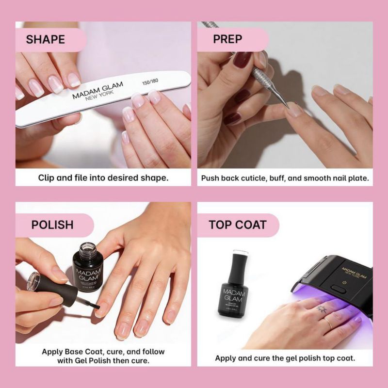Esmalte de Gel Madam Glam Perfect Pink 15 ml