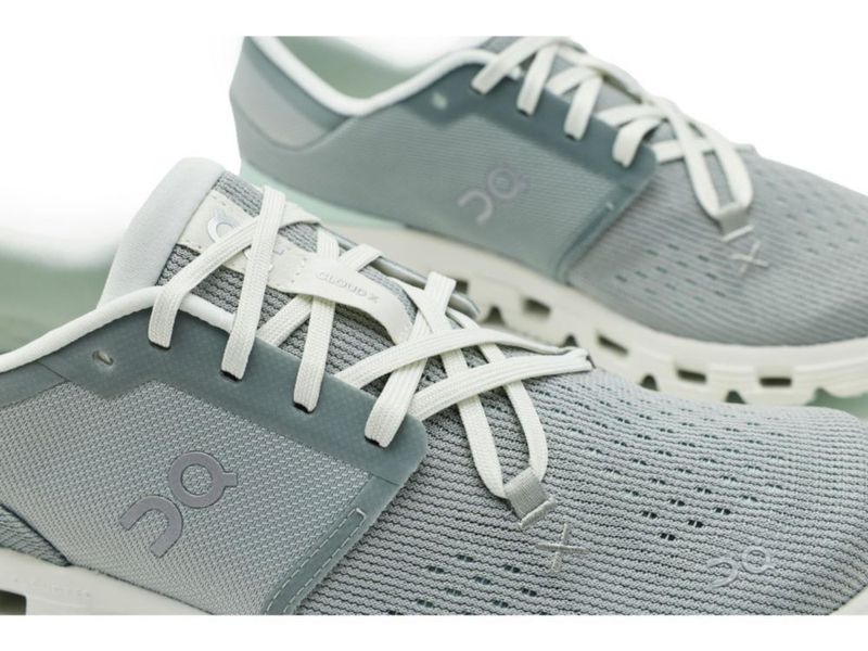 Zapatillas para mujer On Cloud X 4 Tin/Iceberg 5.5 (mediana)