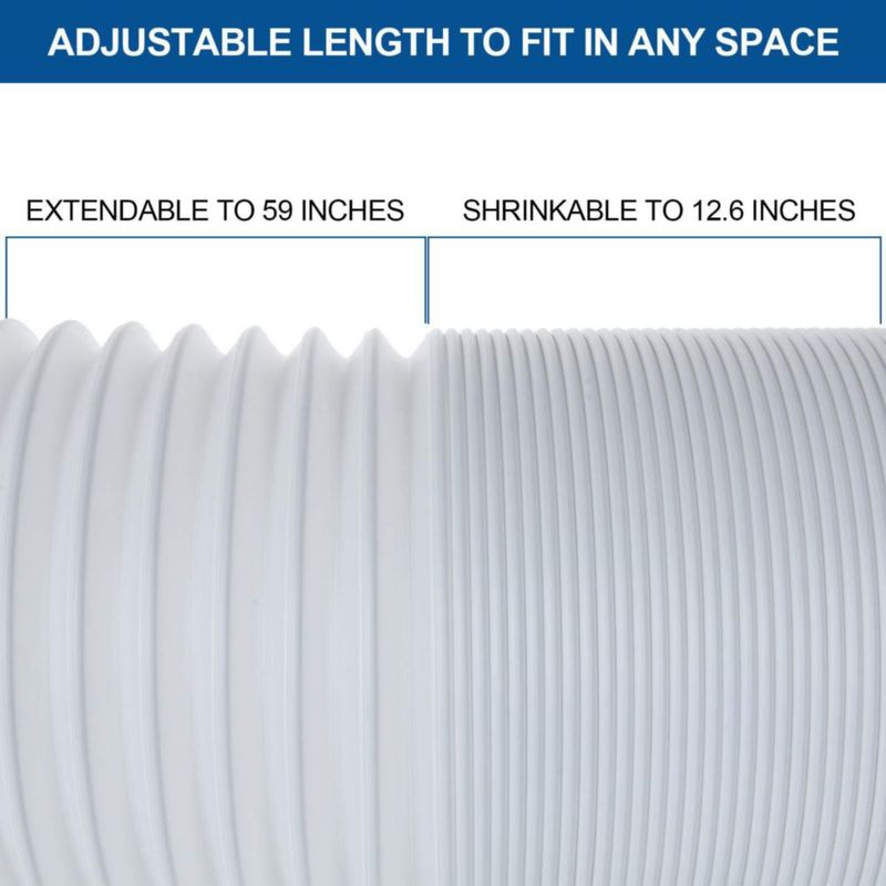 Manguera para Aire Acondicionado LISHINE 150 cm 5" Rosca Horaria