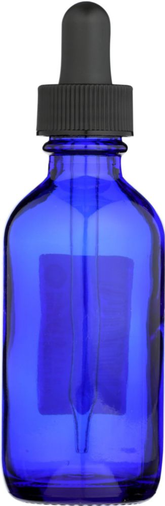 Botella de vidrio azul con cuentagotas Whole Foods Market 60 ml