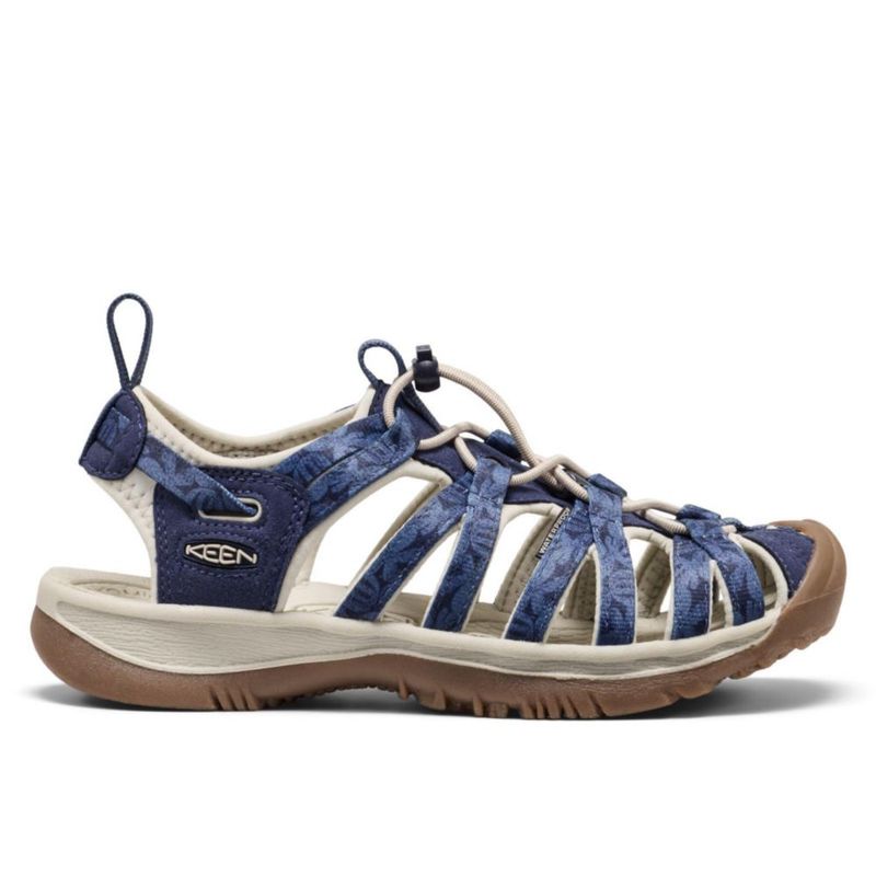 Sandalia KEEN Women's Whisper estampado azul marino 24 cm