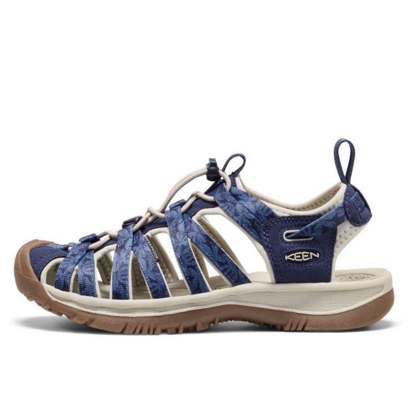 Sandalia KEEN Women's Whisper estampado azul marino 24 cm