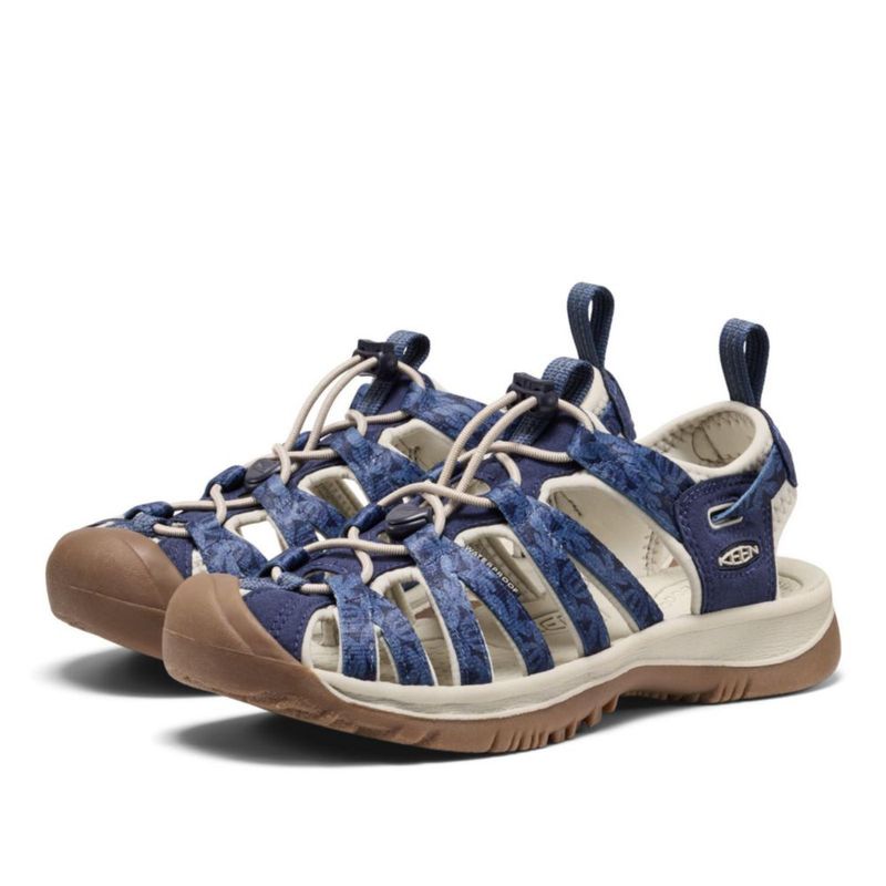 Sandalia KEEN Women's Whisper estampado azul marino 24 cm