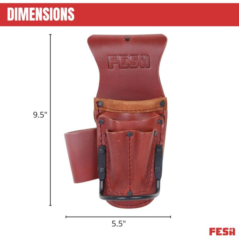 Porta Martillos FESA Bolsa de Herramientas de Cuero Hecha a Mano