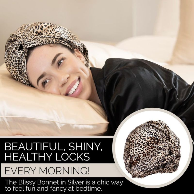 Bonete de Seda BLISSY 22 Momme para Cabello Rizado