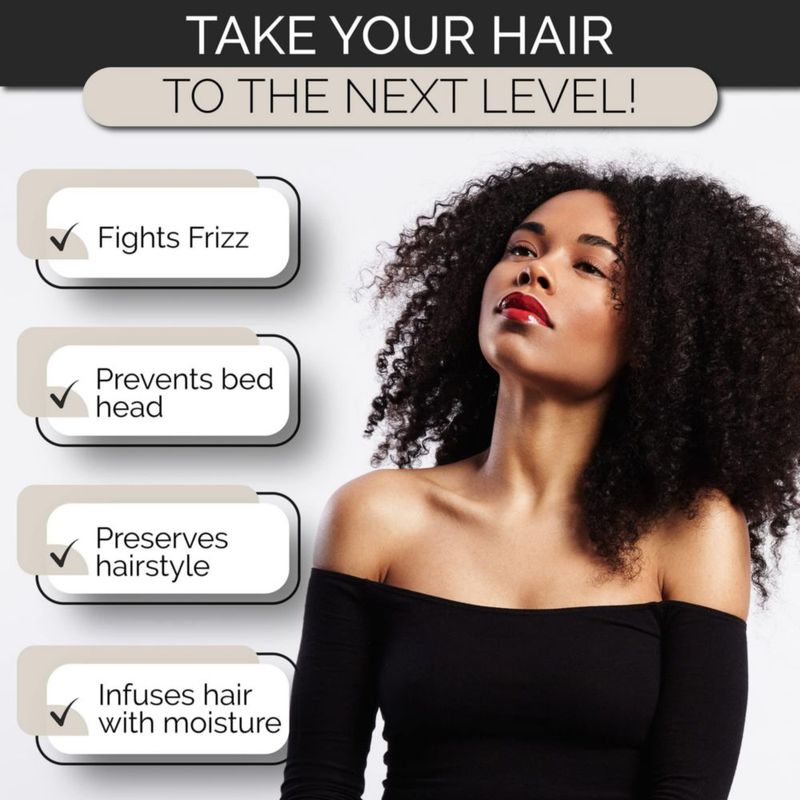 Bonete de Seda BLISSY 22 Momme para Cabello Rizado