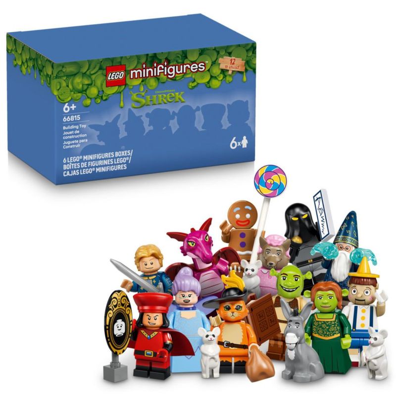 Minifiguras LEGO Serie Shrek Pack de 6 (66815)