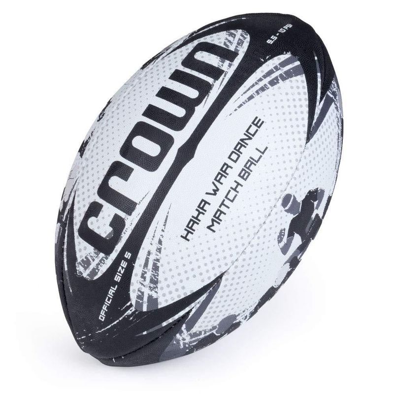Balón de rugby Crown Sporting Goods talla 5 con agarre texturizado