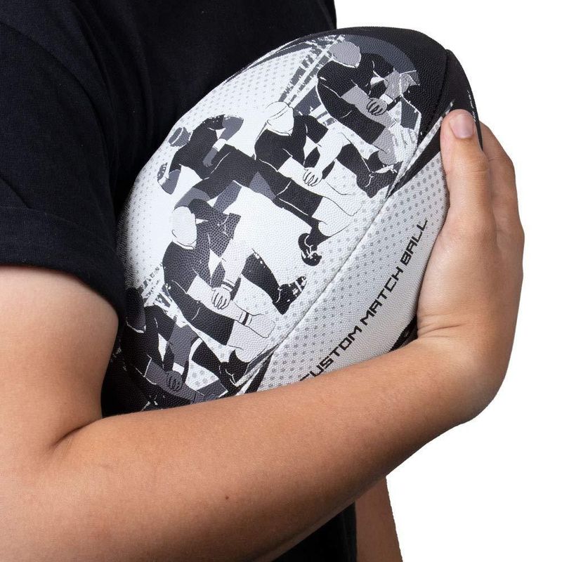 Balón de rugby Crown Sporting Goods talla 5 con agarre texturizado