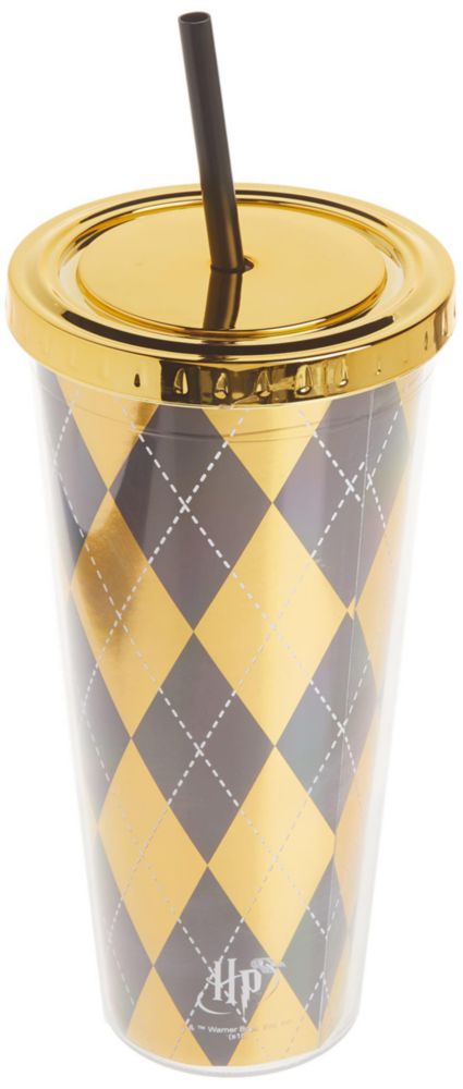 Vaso de Bebida Spoontiques 568 ml Hufflepuff con Acabado Foil