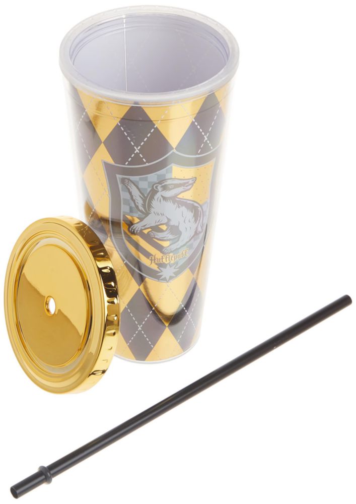 Vaso de Bebida Spoontiques 568 ml Hufflepuff con Acabado Foil
