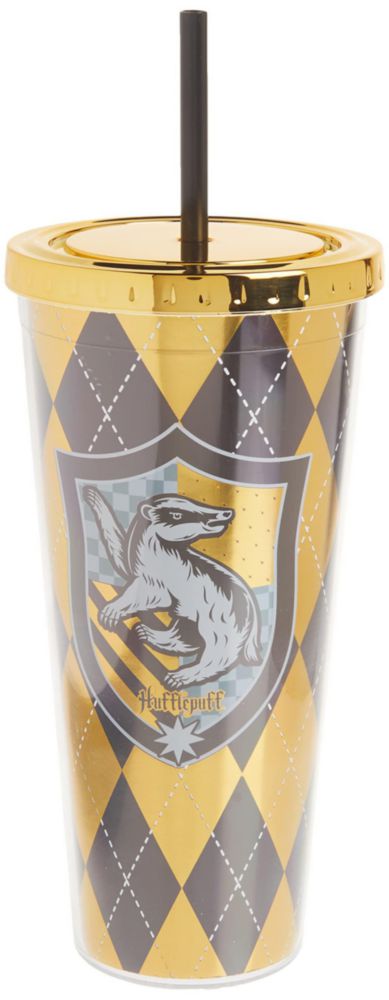 Vaso de Bebida Spoontiques 568 ml Hufflepuff con Acabado Foil