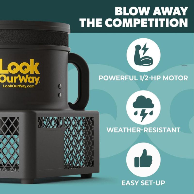 Soplador de Aire LookOurWay 1/2 HP 110V Resistente a la Intemperie