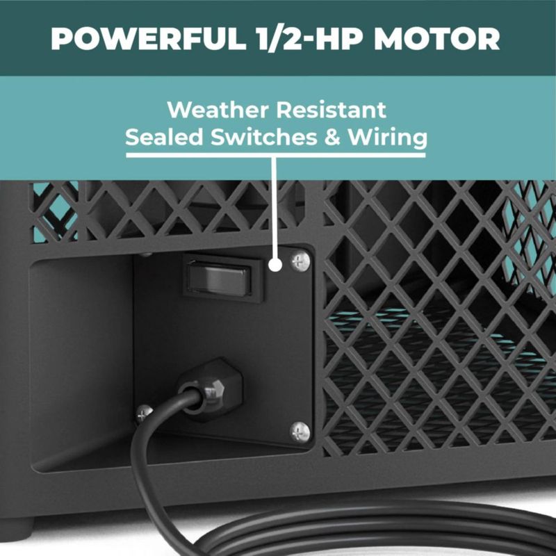 Soplador de Aire LookOurWay 1/2 HP 110V Resistente a la Intemperie