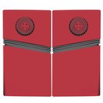 Placa frontal roja para PS5 Pro Digital de PEYANZ + 2 cubiertas para mando