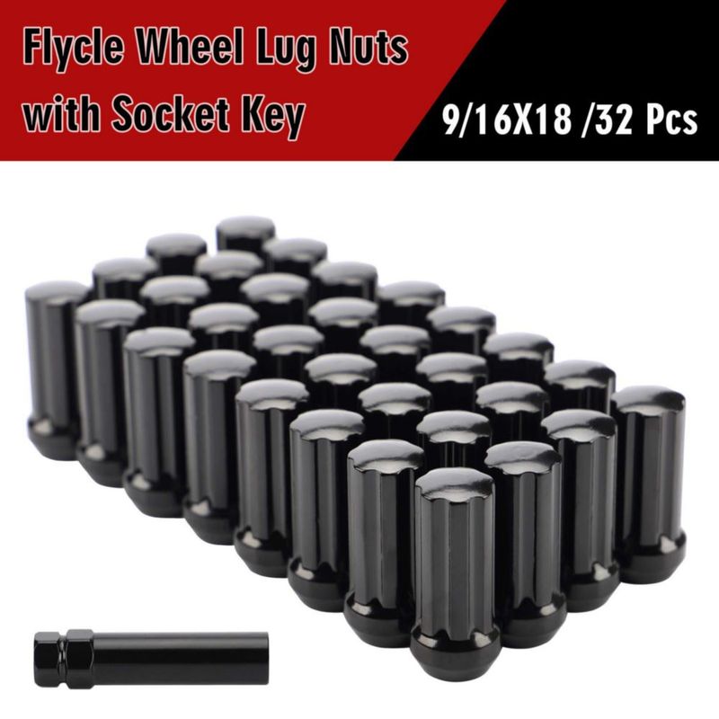 Tuercas de rueda FLYCLE 9/16x18 51 cm 32 piezas Conductor de estría