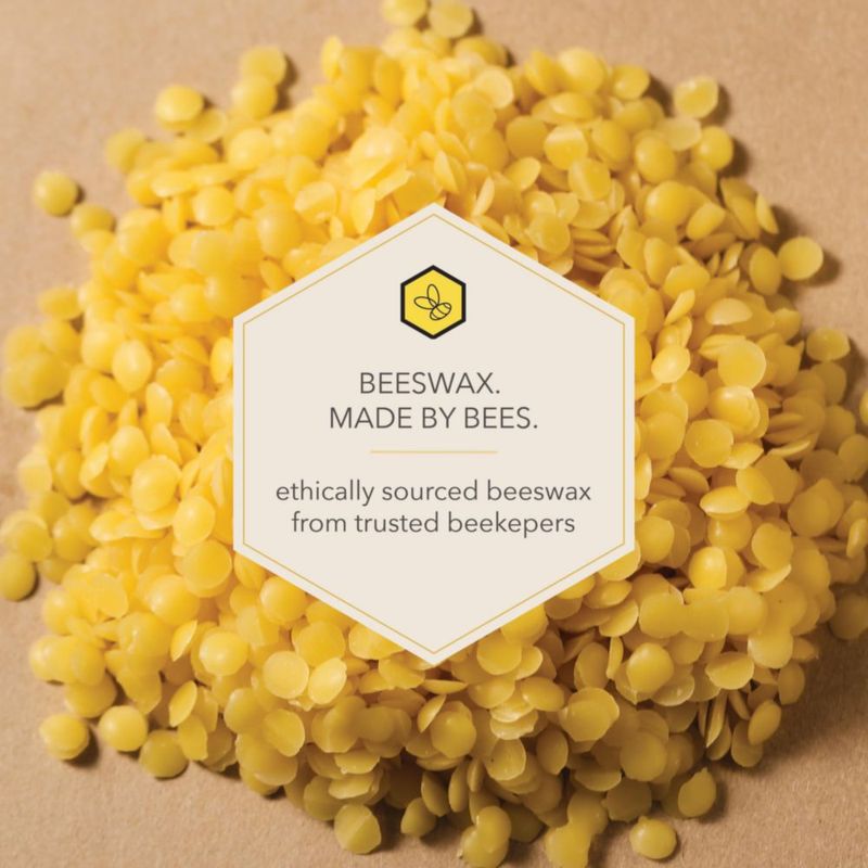 Perlas de cera de abejas amarilla BEESWORKS 125 kg Grado cosmético