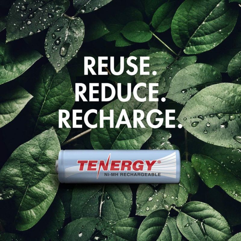Baterías AA Tenergy 2500 mAh NiMH 60 unidades 12 V