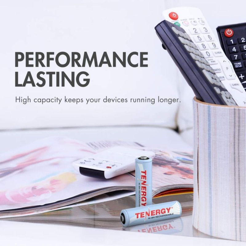Baterías AA Tenergy 2500 mAh NiMH 60 unidades 12 V