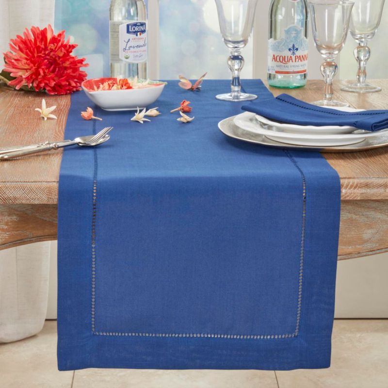 Caminero de Mesa SARO LIFESTYLE 41x137 cm Azul Marino