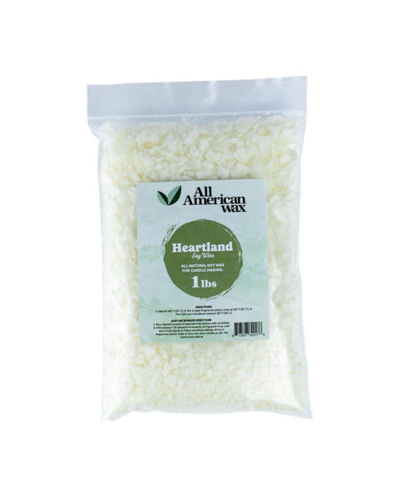 Cera de soja All American 454 g para elaboración de velas naturales