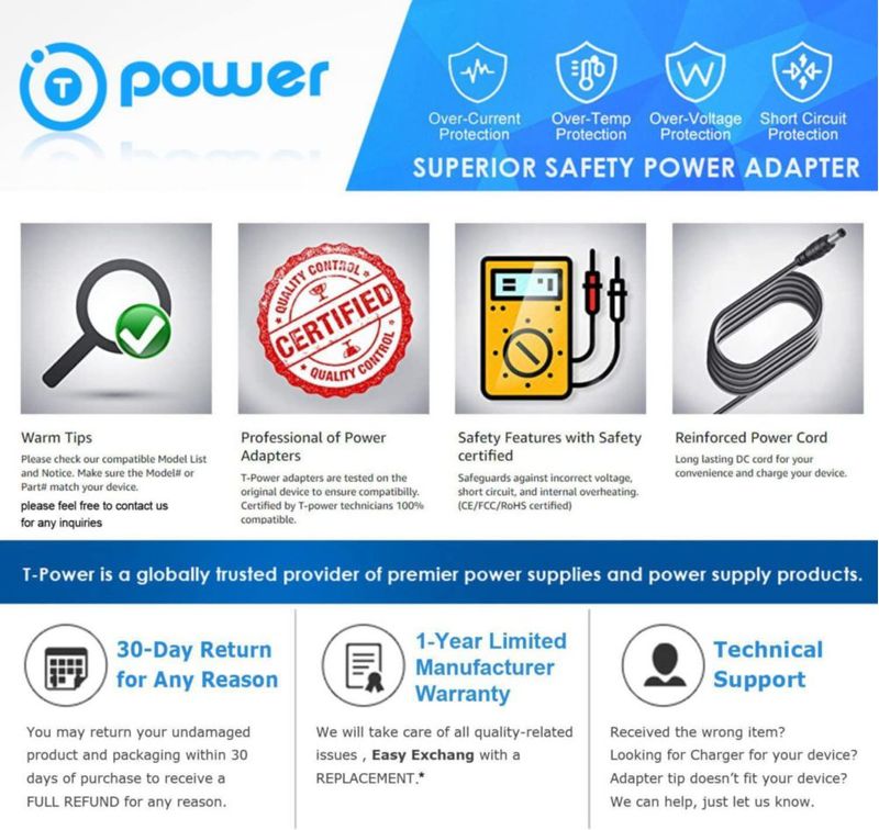 Fuente de Alimentación T POWER 100-240V PRO900 PRO1500