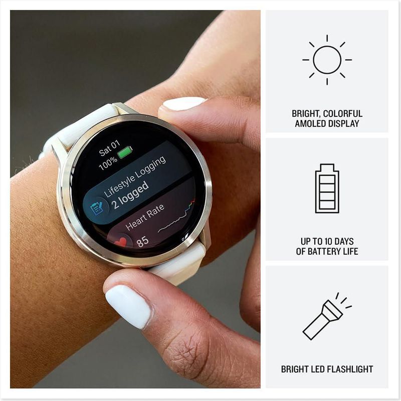Reloj inteligente Garmin Venu 4 41 mm AMOLED gris pizarra