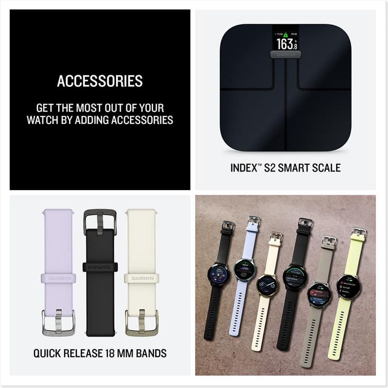 Reloj inteligente Garmin Venu 4 41 mm AMOLED gris pizarra