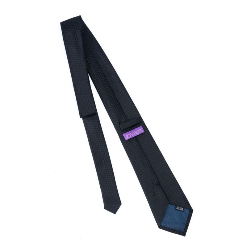 Set de 6 corbatas de jacquard tejido joy alice (Negro)