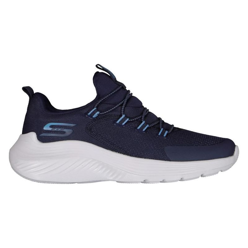 Tenis skechers bobs sport azul marino para mujer 2110008nvbl