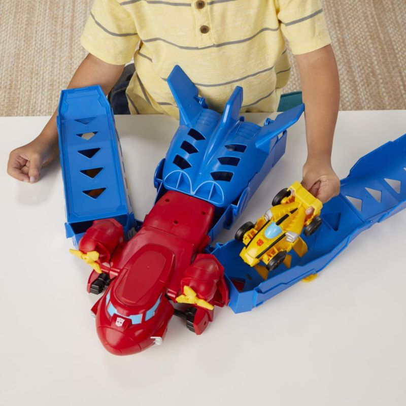 Set de juego Transformers Optimus Prime de 38 cm con Bumblebee