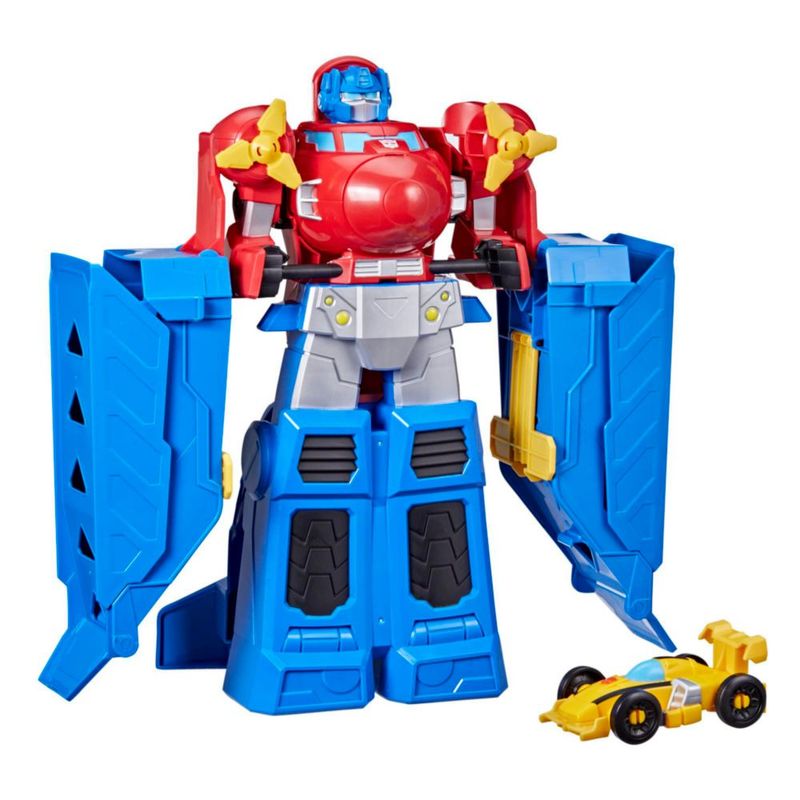 Set de juego Transformers Optimus Prime de 38 cm con Bumblebee