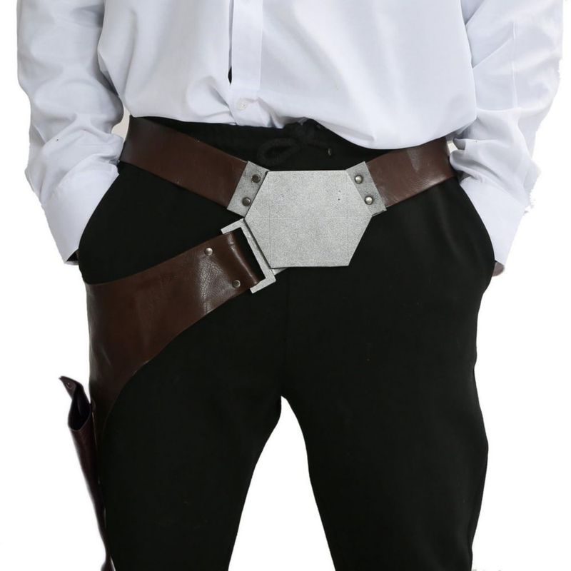 Cinturón de Cosplay Han Solo xcoser Ajustable con Funda de PU