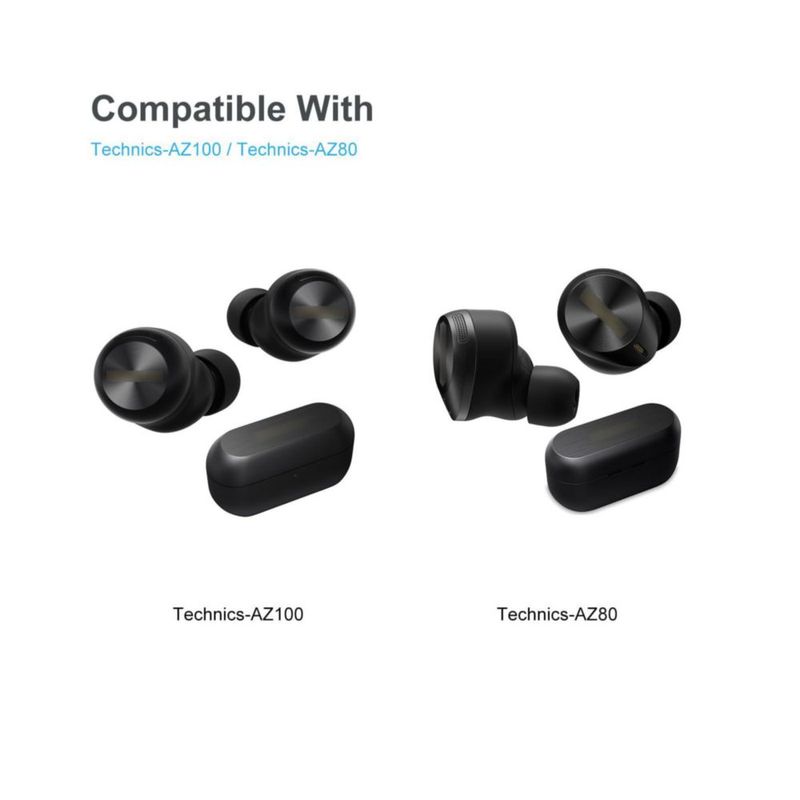 Puntas de silicona Klowcok para Technics EAH-AZ100/AZ80 – 3 pares