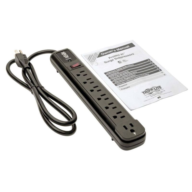Regleta TRIPP LITE de 7 tomas negra 12 m