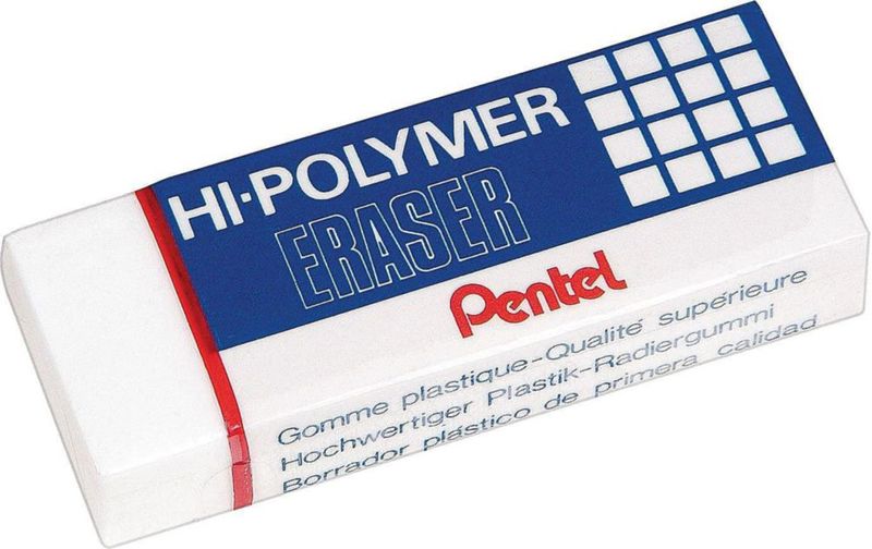 Goma Pentel Super Hi‑Polymer Grande No Abrasiva (PENZEH10)
