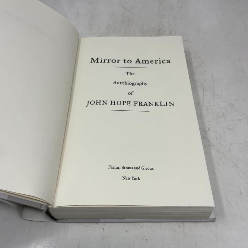 Libro Farrar Straus and Giroux Espejo de América
