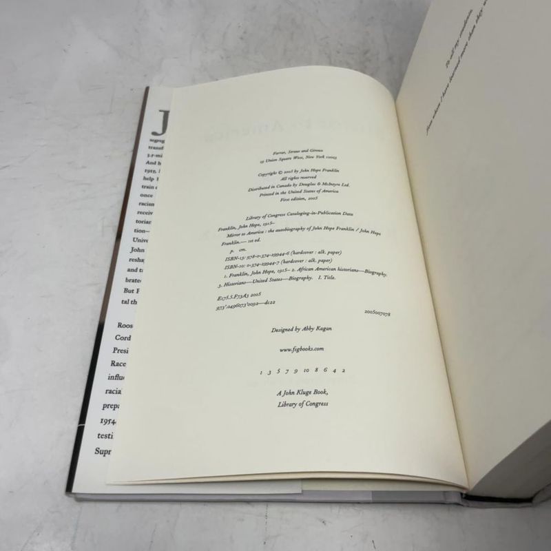 Libro Farrar Straus and Giroux Espejo de América