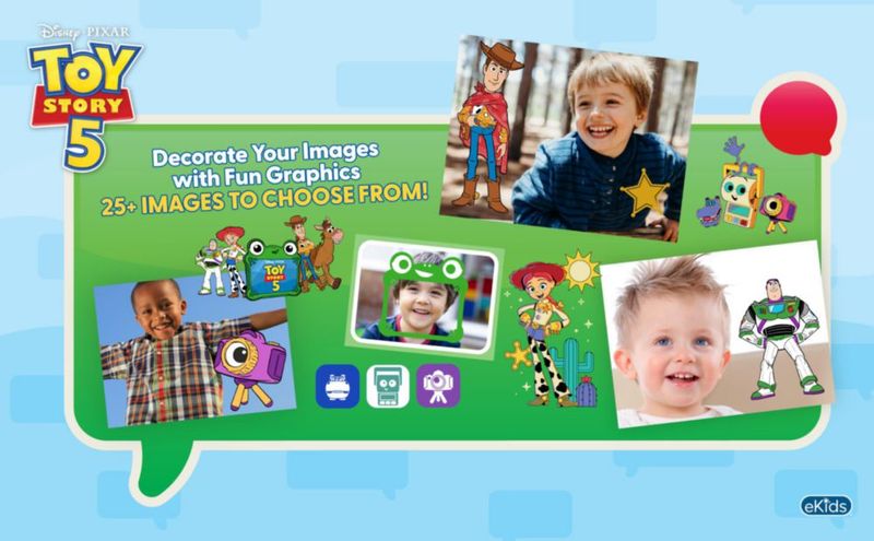 Cámara para Niños eKids Toy Story 5 con SD y Trípode