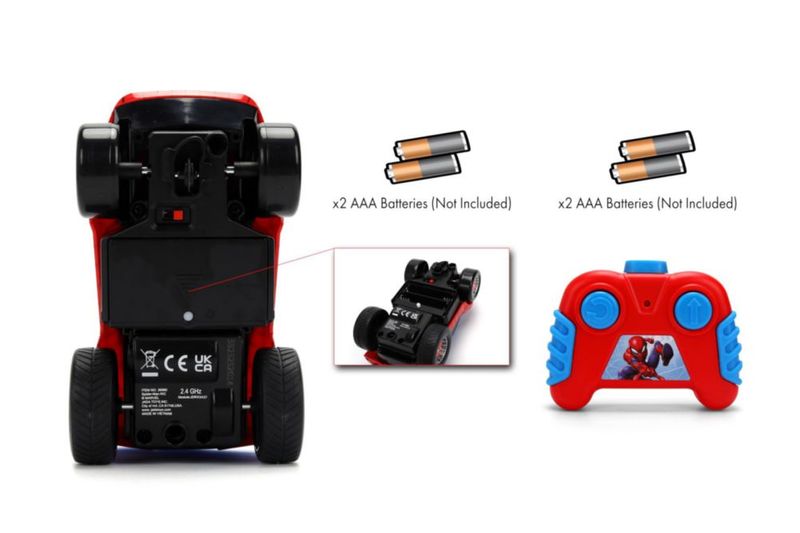 Coche RC Jada Spider-Man a escala 1:32 - Juguete