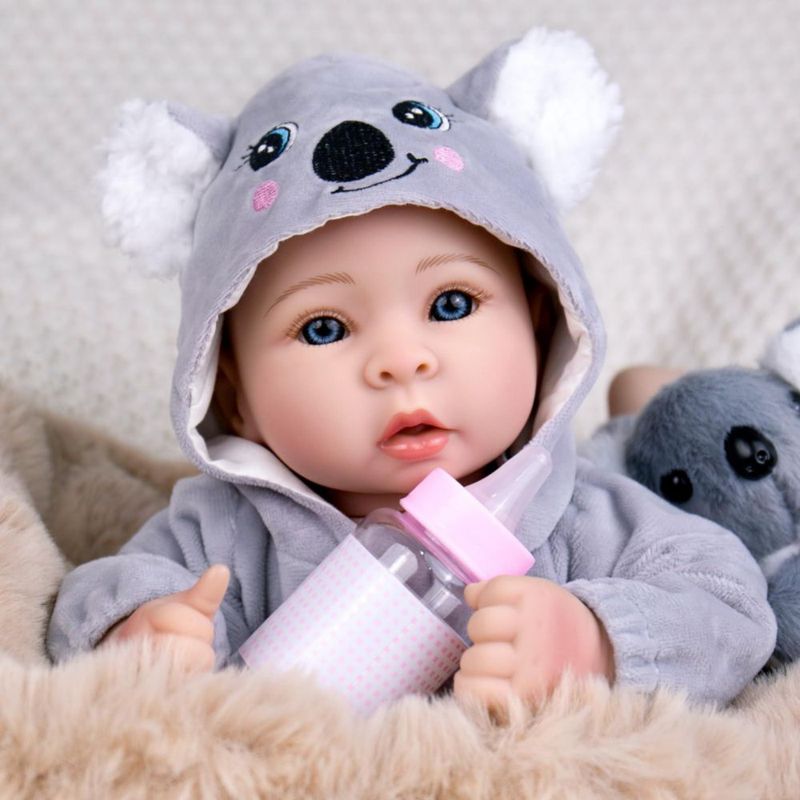 Muñeca Bebé Aori 43 cm Cuerpo Suave Realista