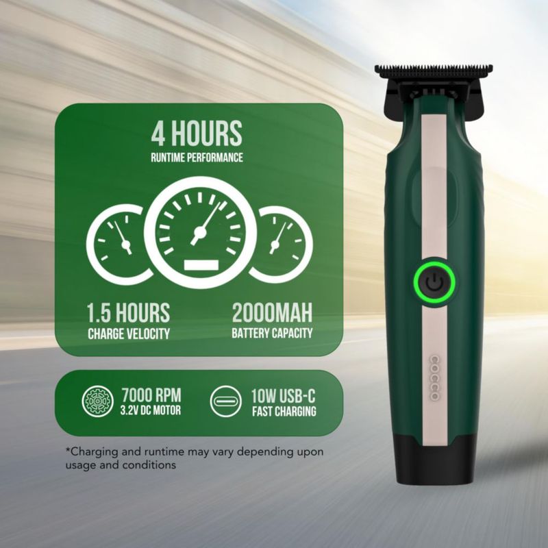 Recortadora de Cabello Cocco Veloce Lite con Cuchilla DLC 7000 RPM