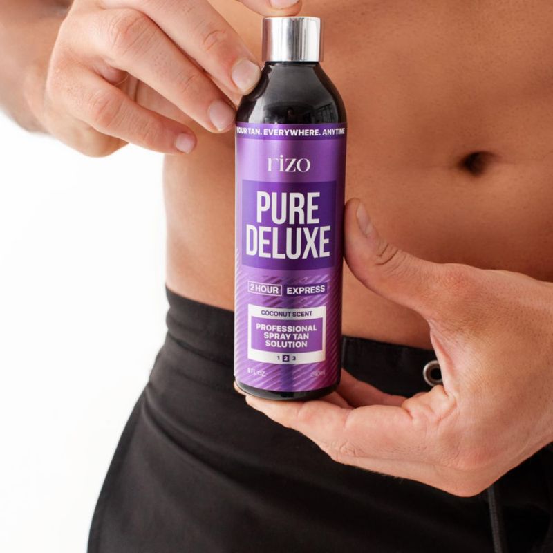 Bronceador en Spray Rizo Pure Deluxe 240 ml Coco DHA