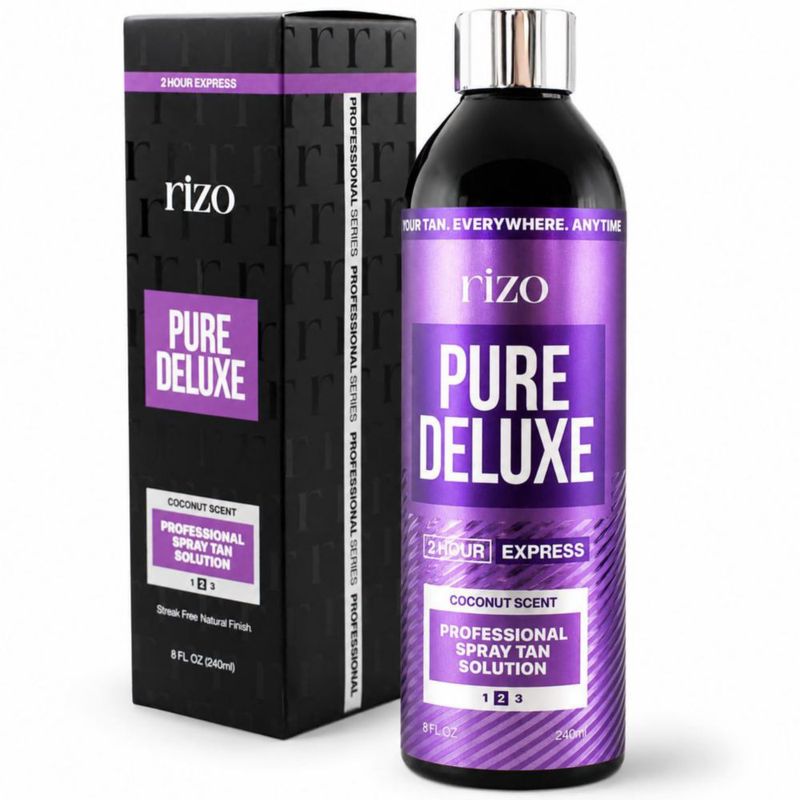 Bronceador en Spray Rizo Pure Deluxe 240 ml Coco DHA