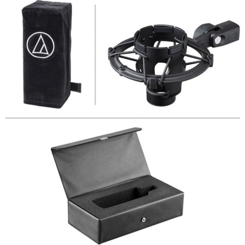 Kit de micrófono de estudio Audio-Technica AT4040 con brazo y accesorios