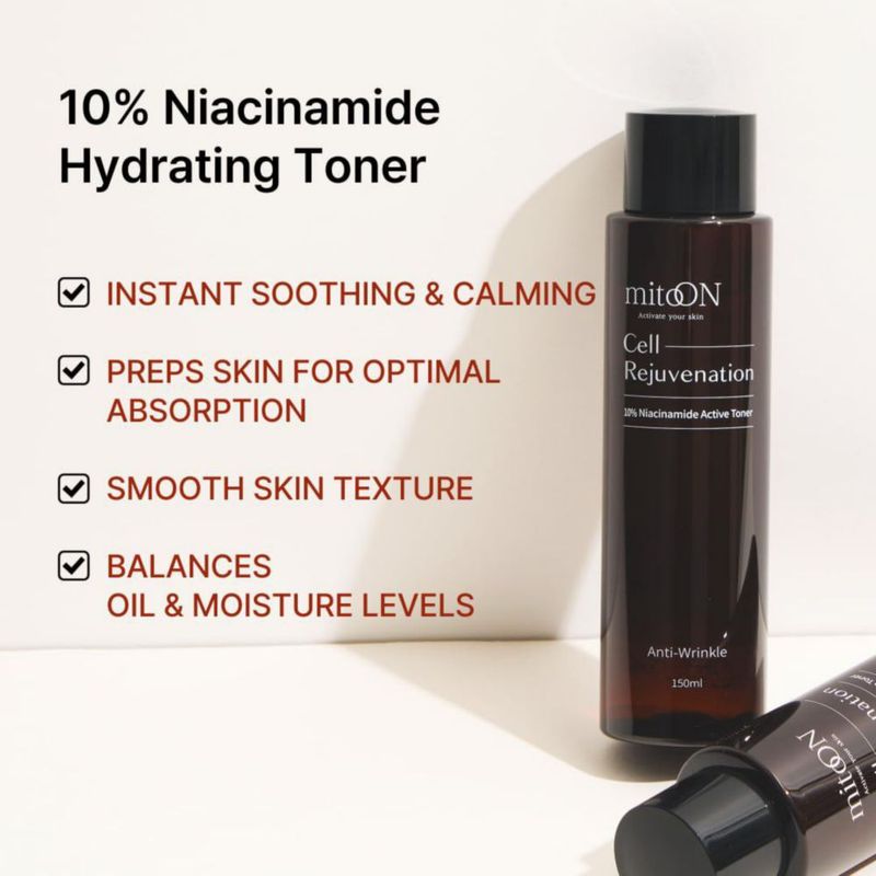 Tónico mito:ON 150 ml Niacinamida (Vitamina B3) + Resveratrol