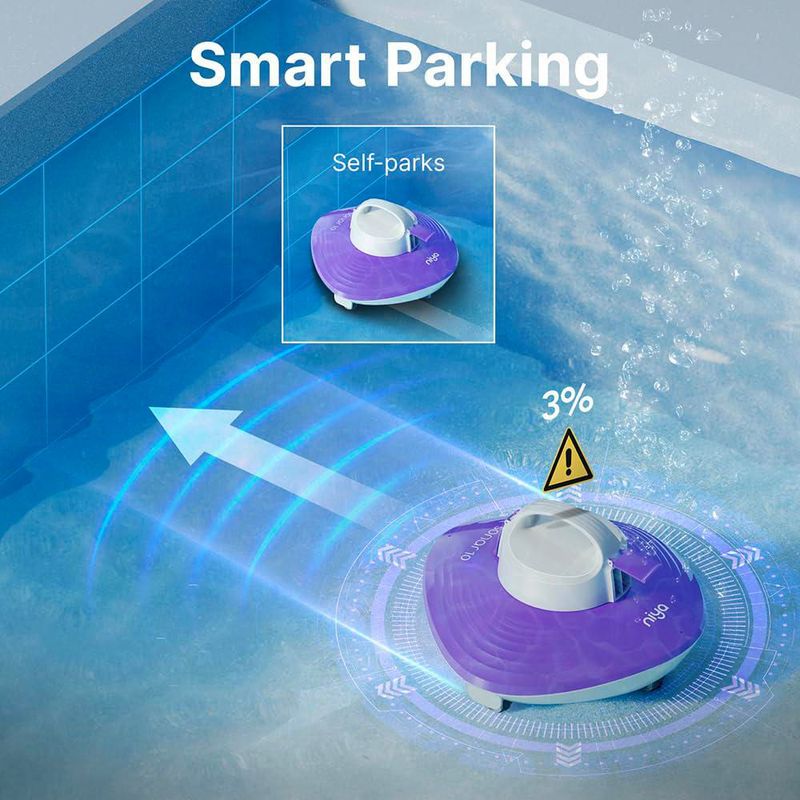 Aspiradora de piscina Dolphin Niya Sonar 10 sin cable 6 m