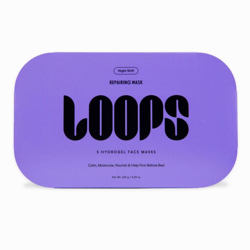 Mascarilla facial LOOPS Night Shift 5 piezas hidrogel