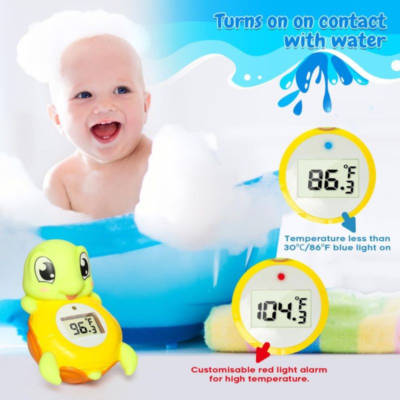 Termómetro de baño para bebés MayRoxe Backstroke Sea Turtle